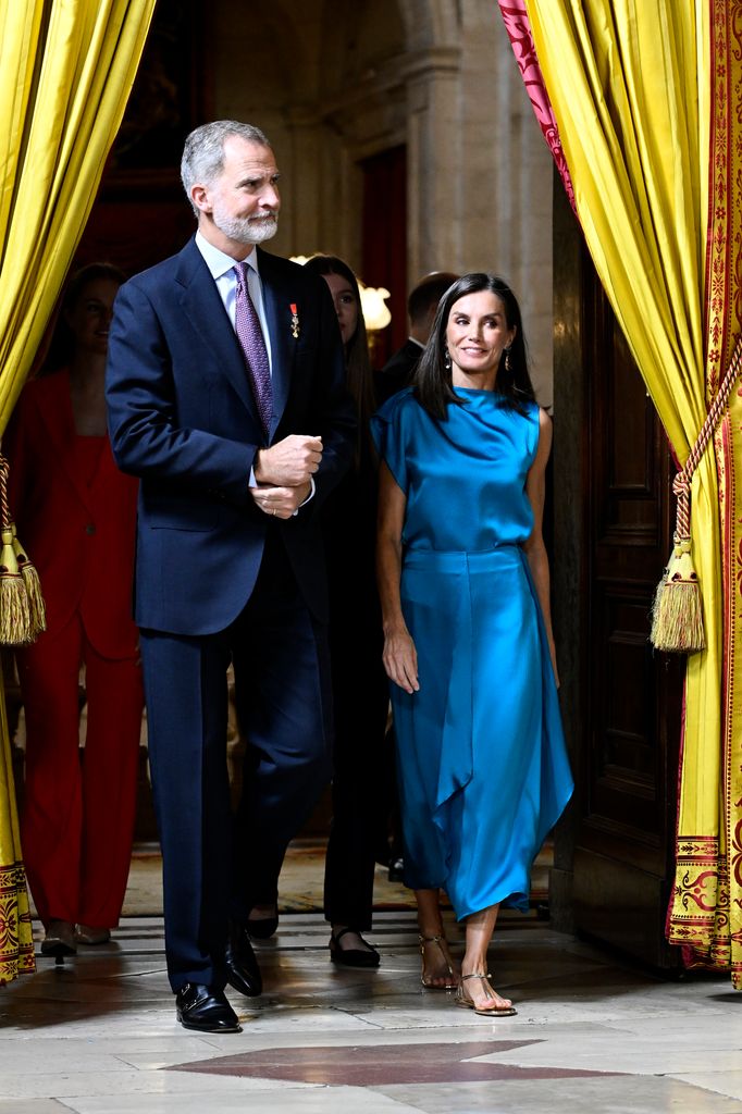 Los Reyes durante los actos conmemorativos por el 10 aniversario de la proclamación del Rey el 19 de junio de 2024