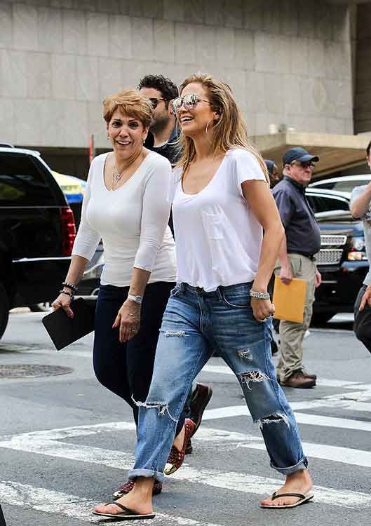 JLo y su madre 