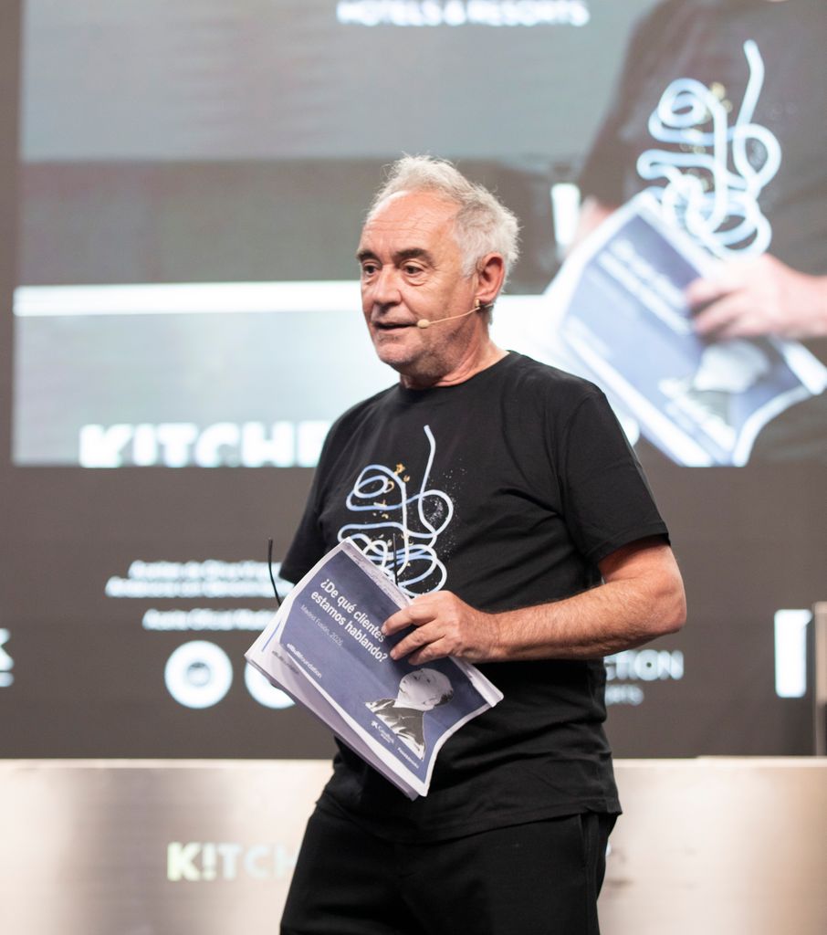 Ferran Adrià ha demostrado que sigue en plena forma y que su cabeza no para de 'crear'.