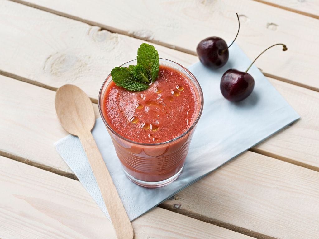 Gazpacho de cerezas
