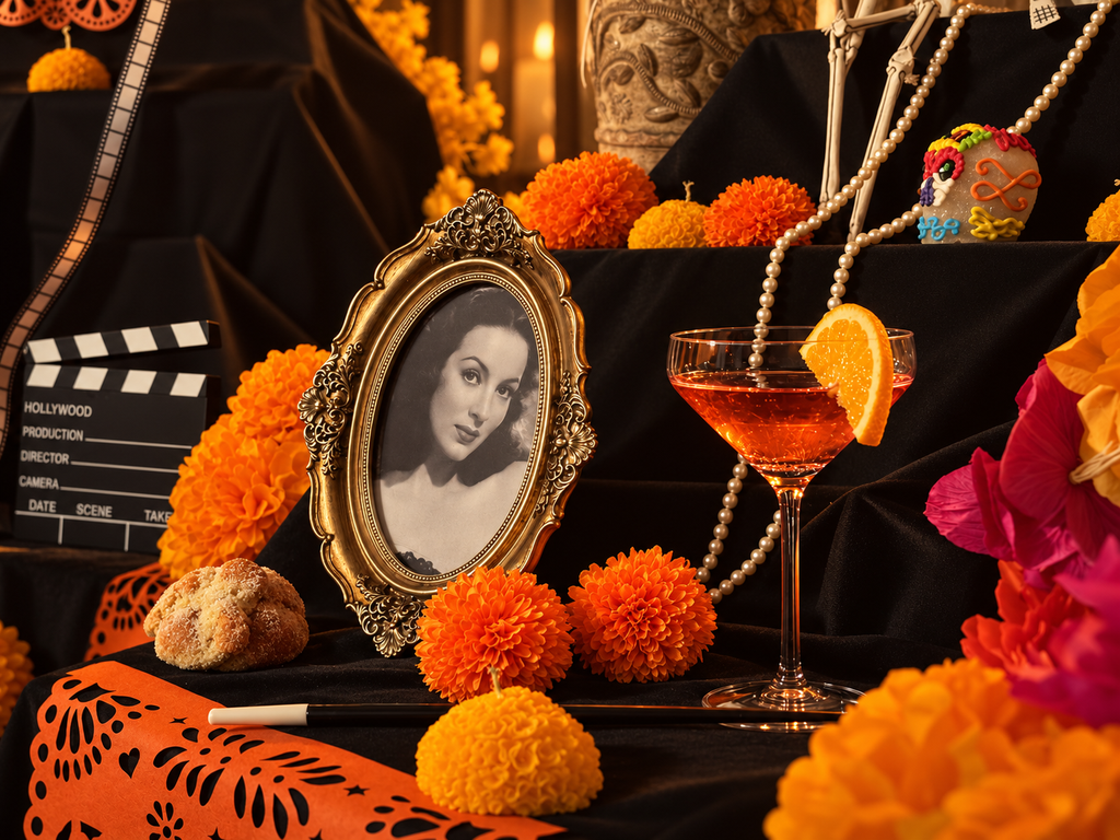 Altar de muertos dedicado a la actriz María Félix