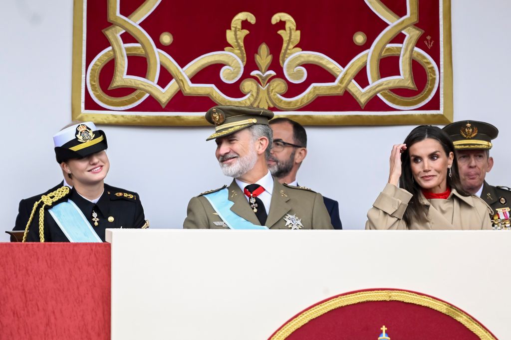 Los reyes y la princesa Leonor en el Día Hispanidad 2024