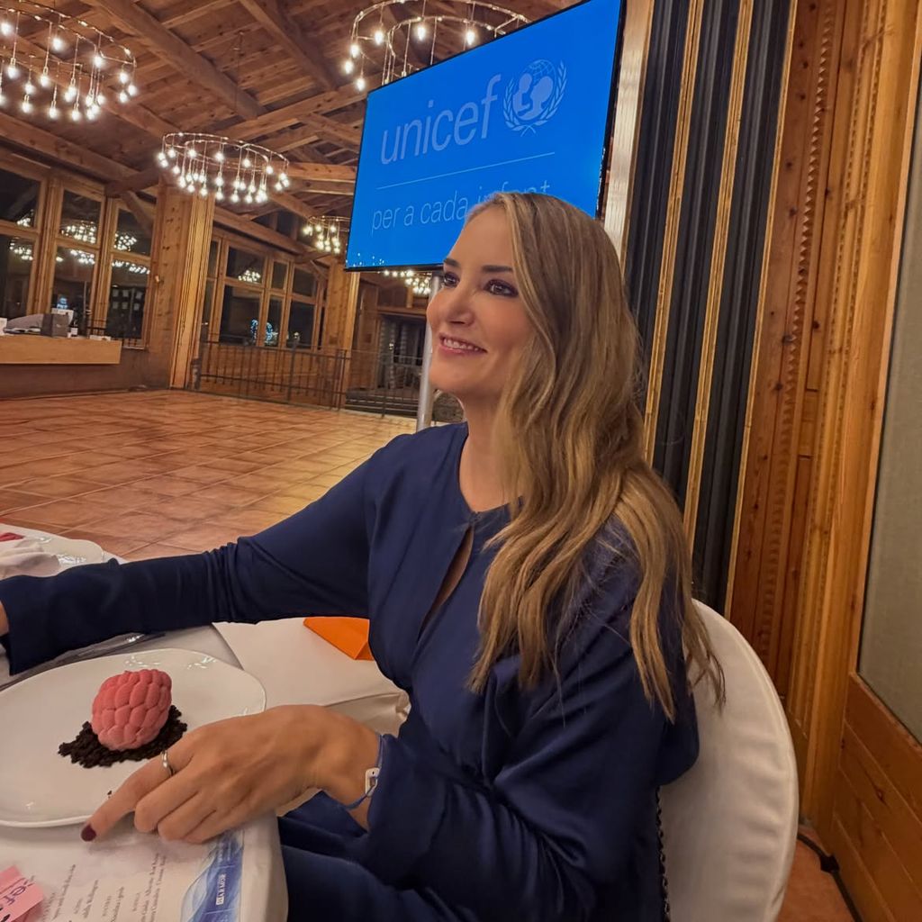 Alba Carrillo en la gala UNICEF Andorra