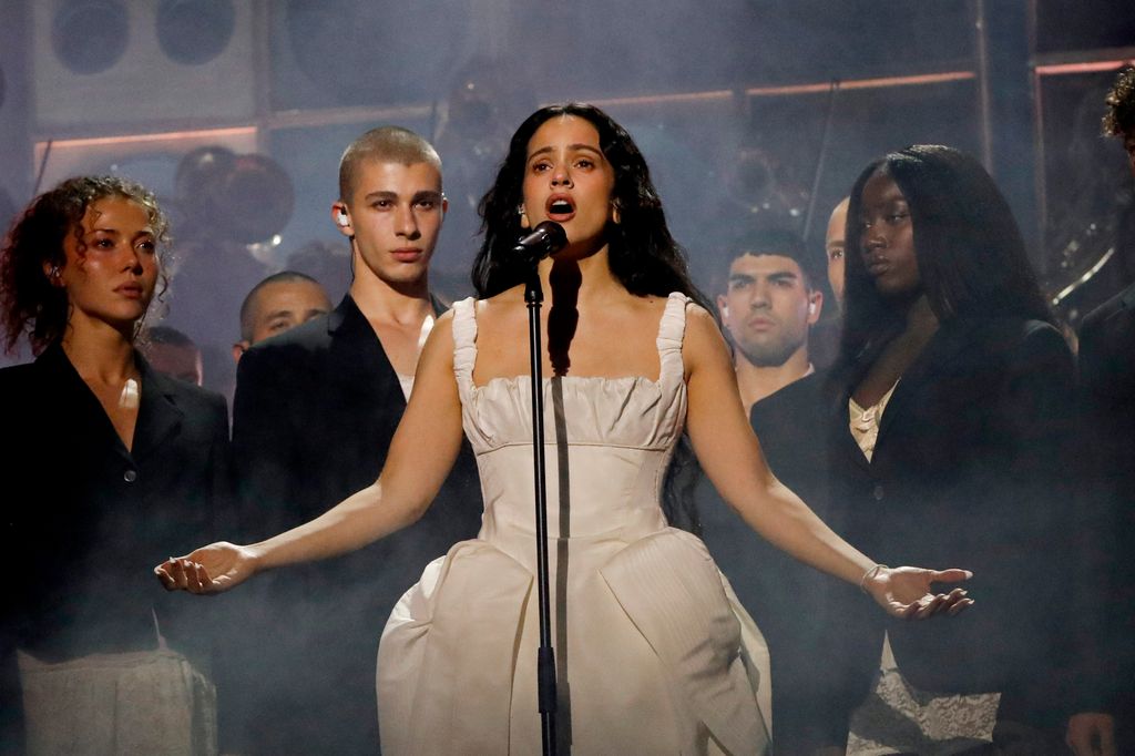 Rosalía, la cantante, durante uno de sus 'shows'