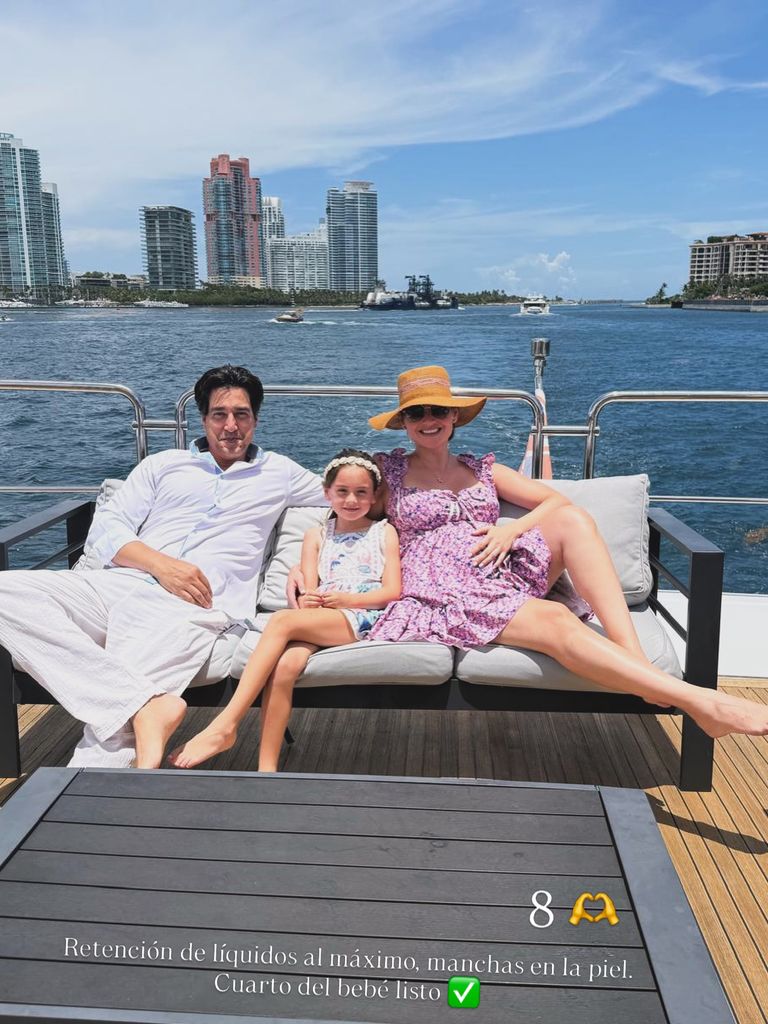 Michelle Galván y Andrés Aison darán la bienvenida a su bebé en sólo horas