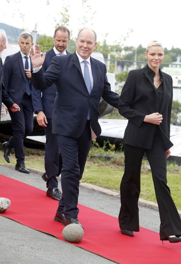 Alberto y Charlene de Mónaco en Oslo