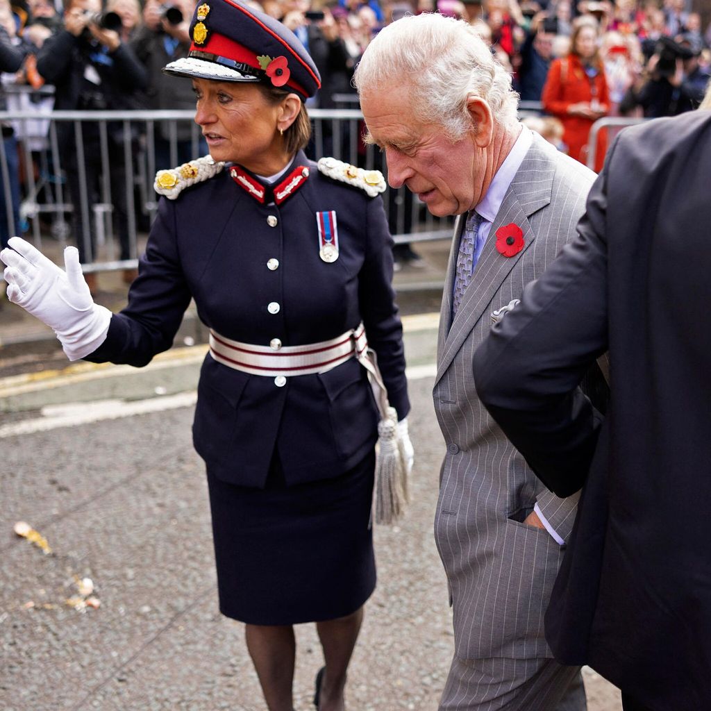 Eggs thrown at British royal