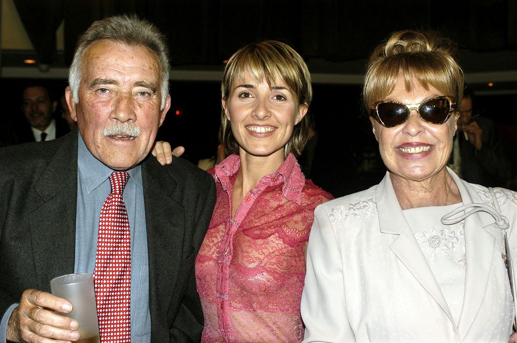 Fernando Guillén y Gemma Cuervo, con su hija menor en 2003