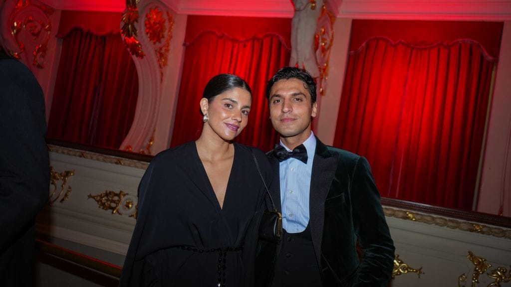 Tomás Páramo y María García de Jaime en la gala benéfica organizada por Roca Rey