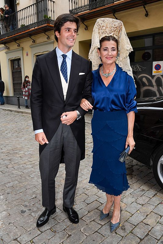 Borja Corsini con su madre