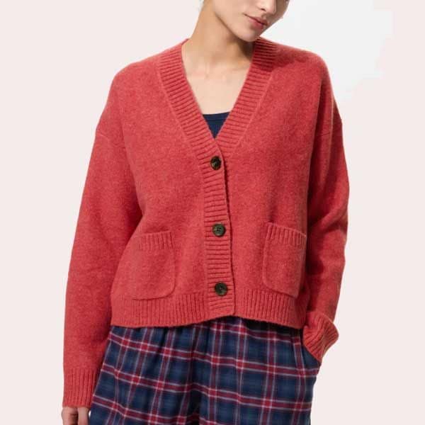 Cárdigan corto punto suave Soufflé