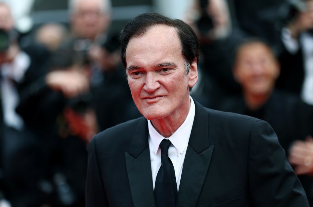 Quentin Tarantino en una alfombra roja