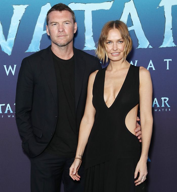 Sam Worthington y Lara Bingle