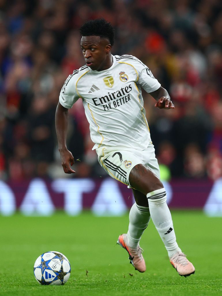Vinicius Jr, en un partido con el Real Madrid
