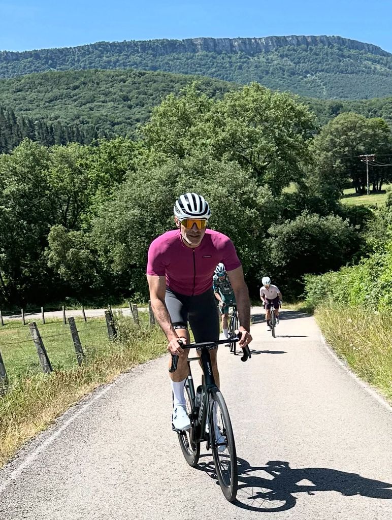 Jorge Fernández es un aficionado a la bicicleta y a los montes vascos, País Vasco