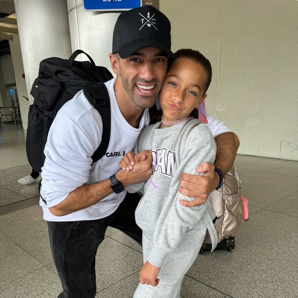 Toni Costa es un padre bastante presente en la vida de su hija