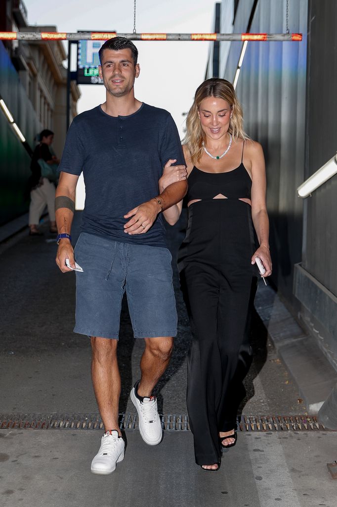 Alvaro Morata y Alice Campello, juntos en Madrid tras su reconciliación