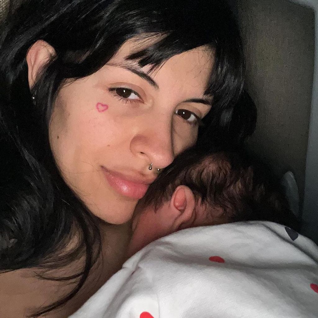 Cazzu y su bebé