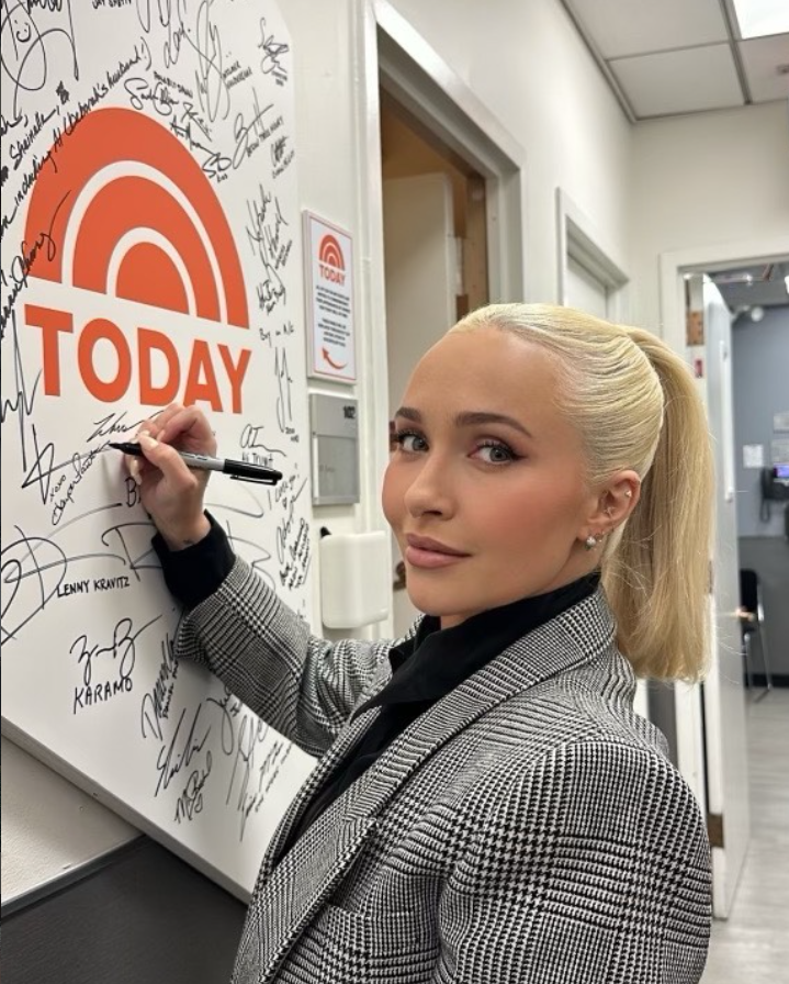 Hayden Panettiere en el programa 'The Today Show'