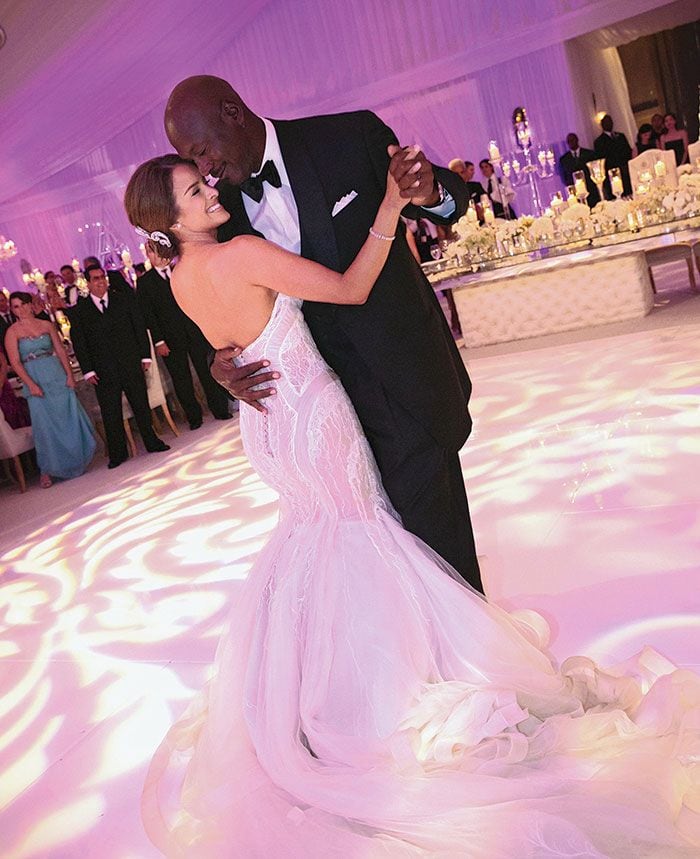 Michael Jordan y su mujer, Yvette Prieto
