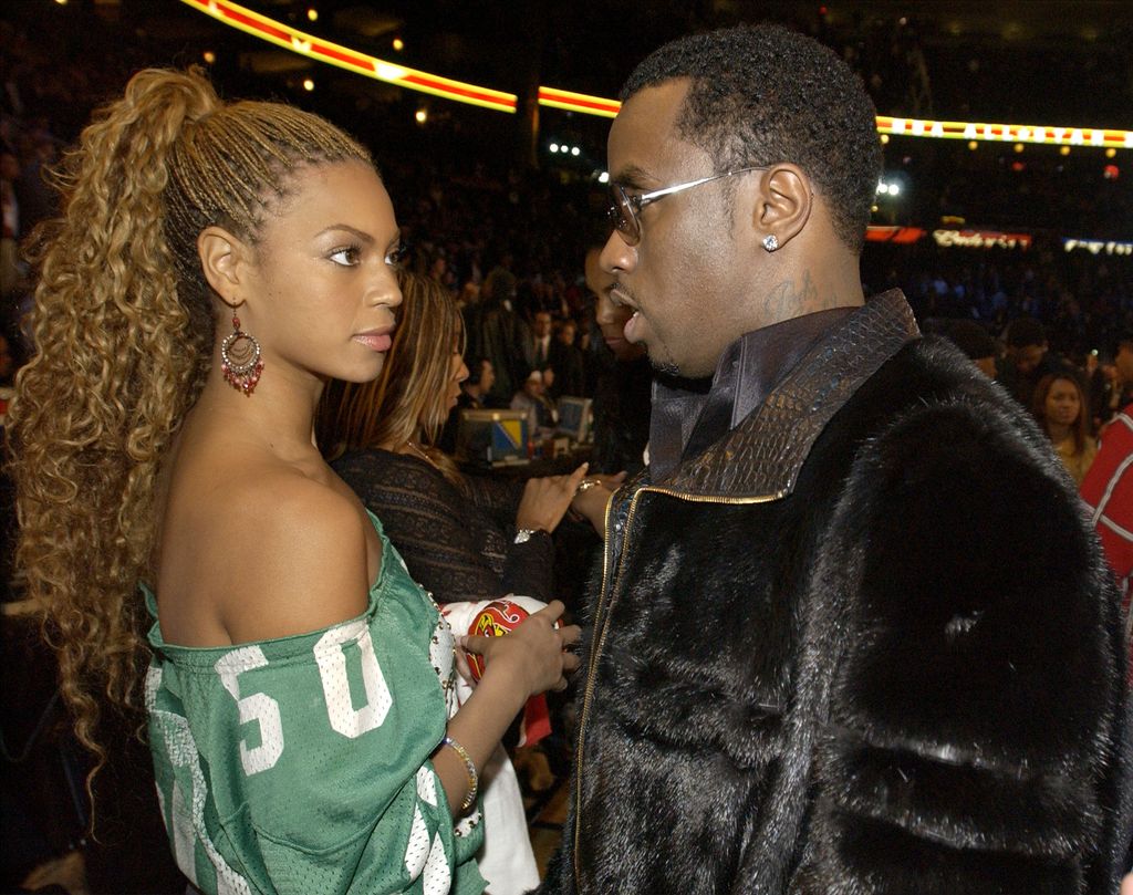 Sean Combs y Beyoncé. 2003