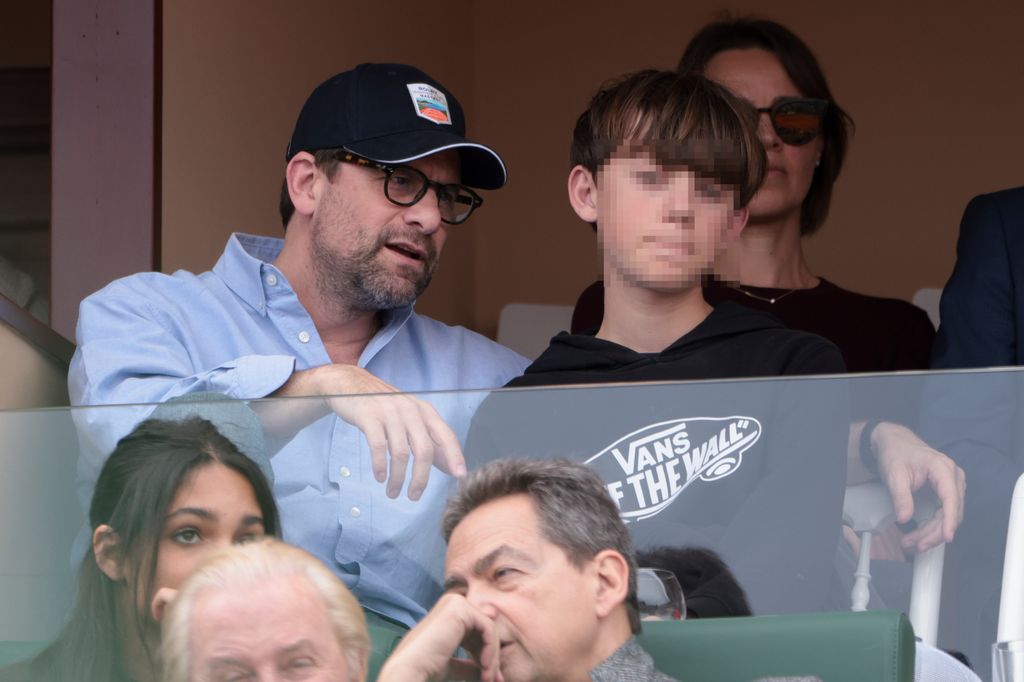 Nicolas y su hijo, en la final del ATP Masters en Mónaco