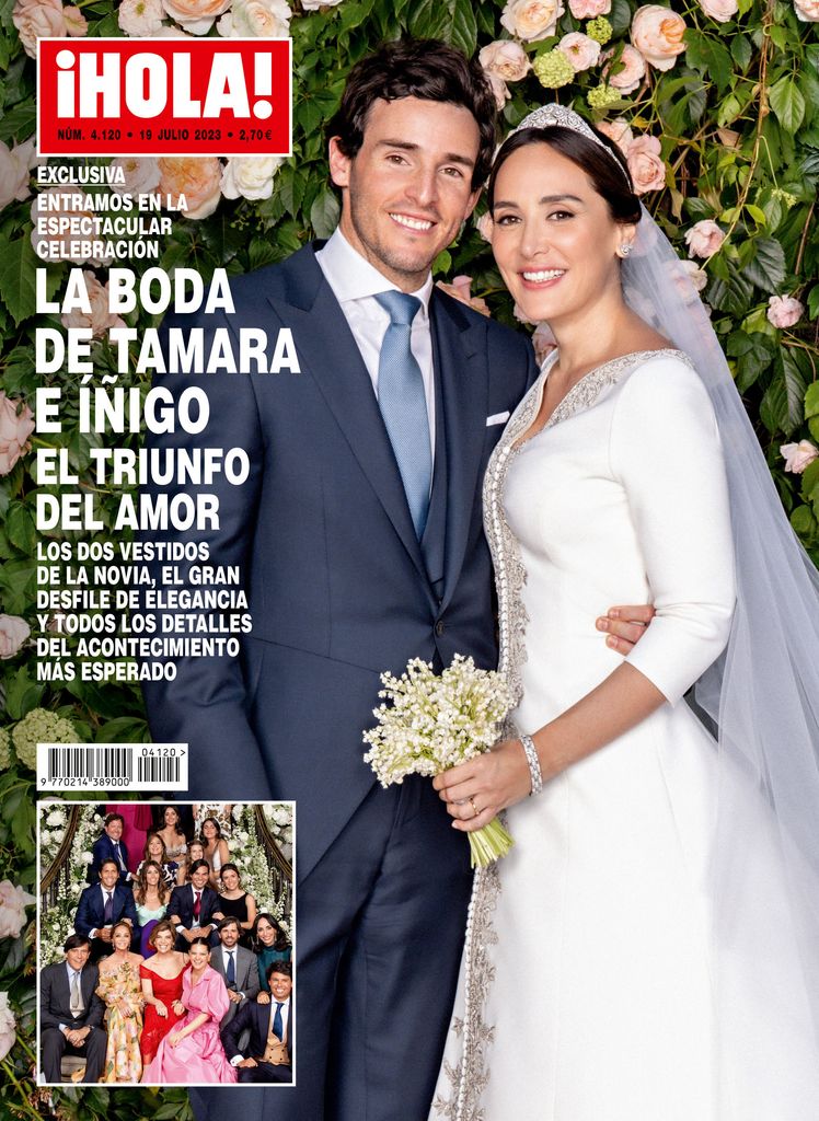 Portada de la boda de Tamara Falcó en HOLA