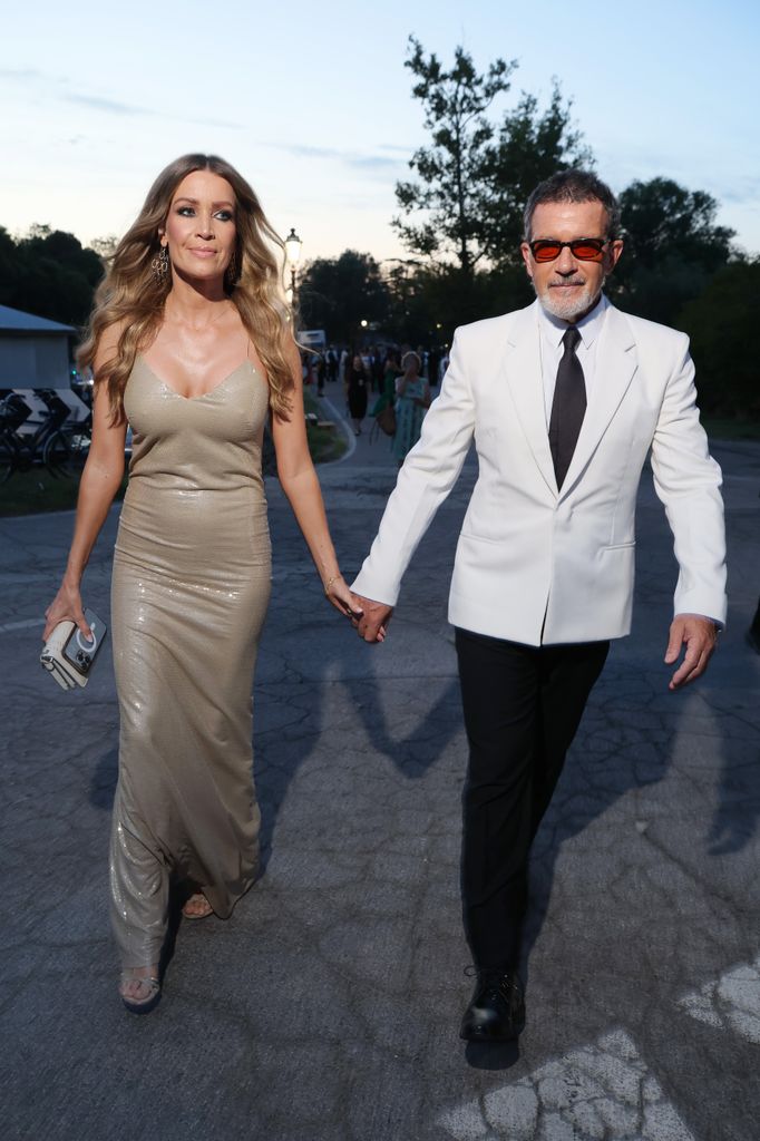 Nicole Kimpel y Antonio Banderas en 2024