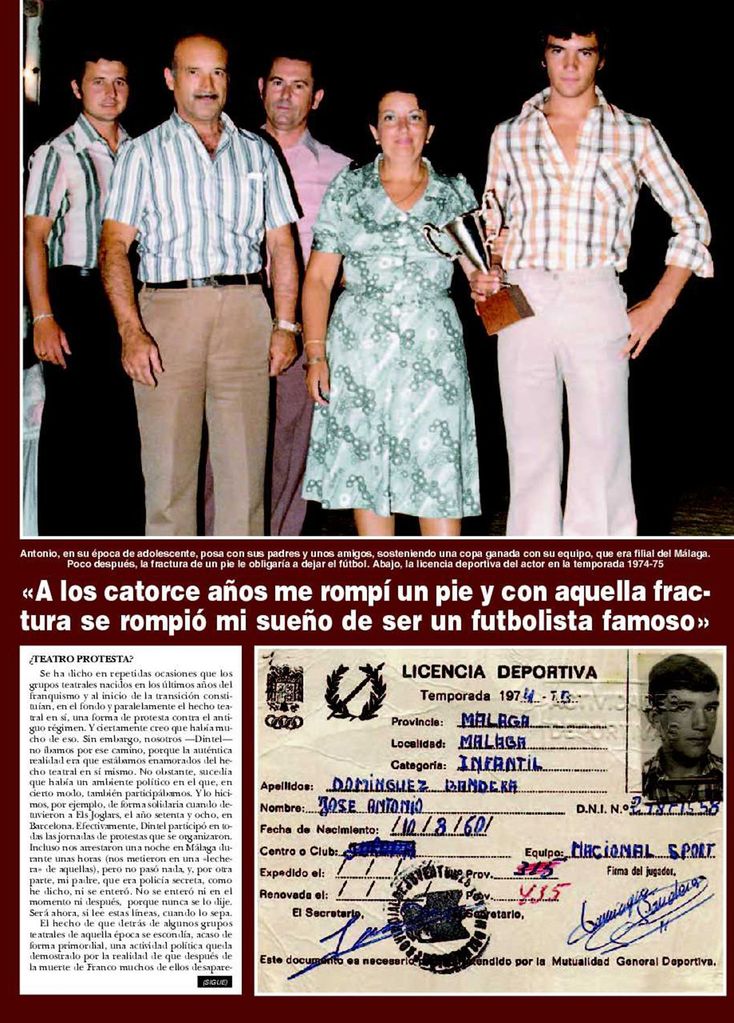 Memorias de Antonio Banderas parte I