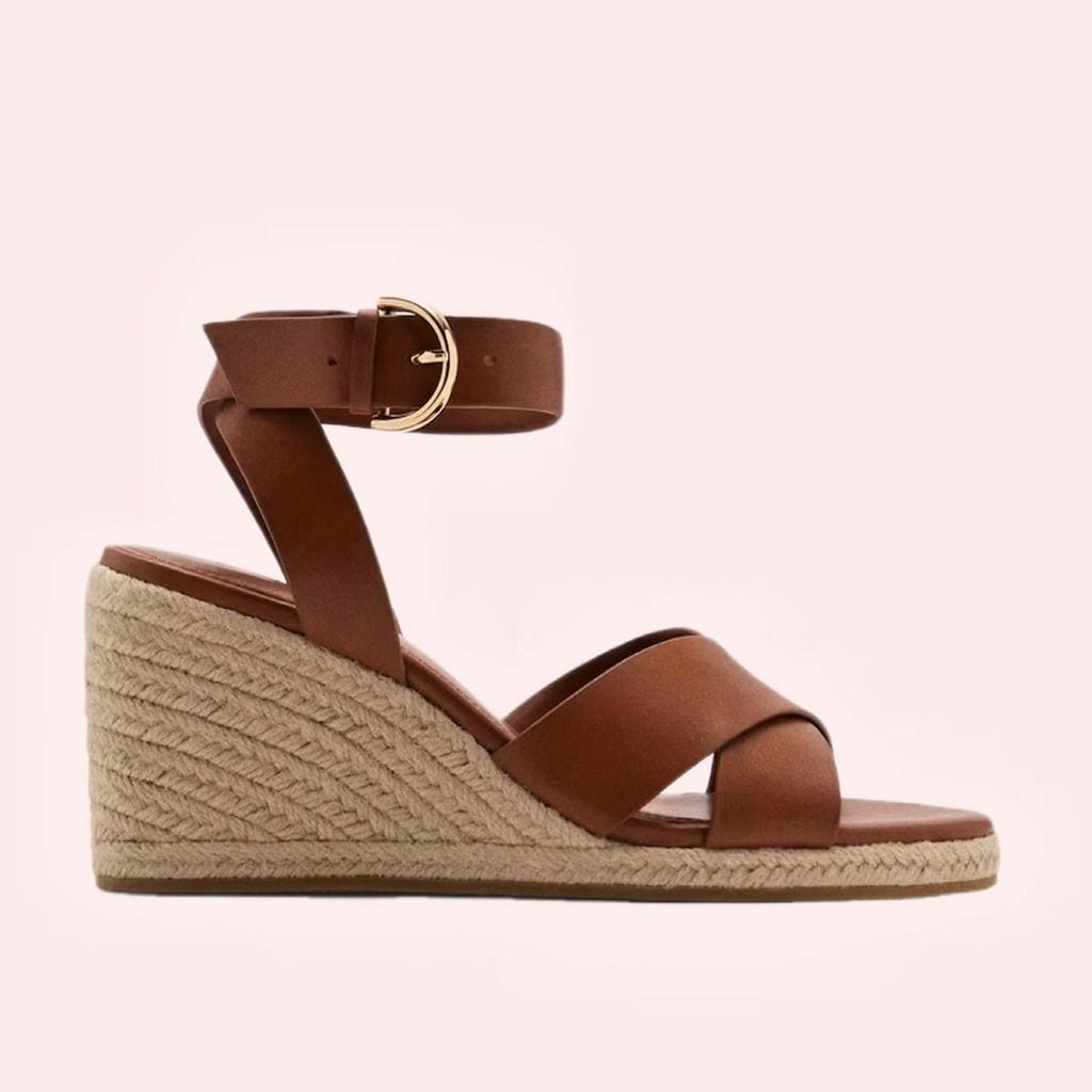 Las sandalias de cuña de Mango con mejor sujeción 