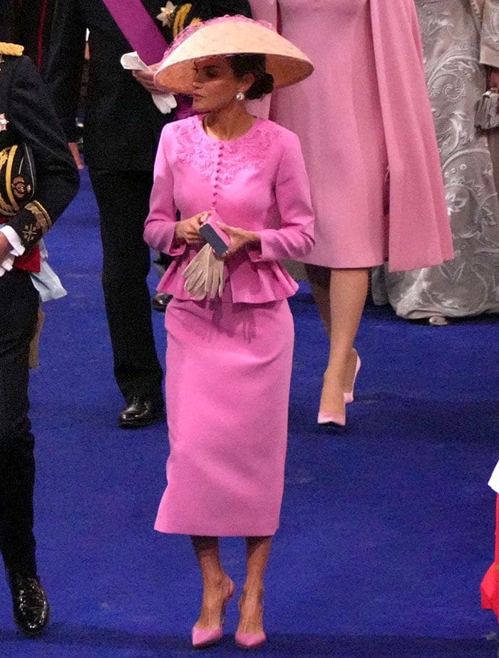 Reina Letizia coronación Carlos III