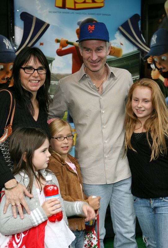John McEnroe y Patty Smith