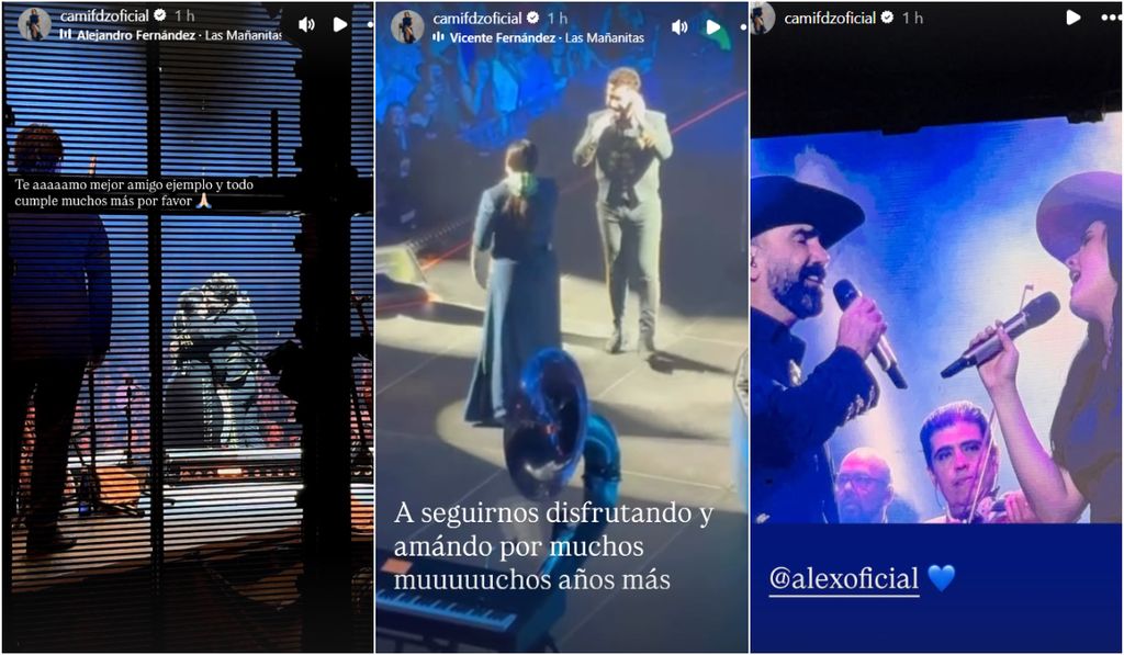 Camila felicitó a su padre con recuerdos muy especiales.