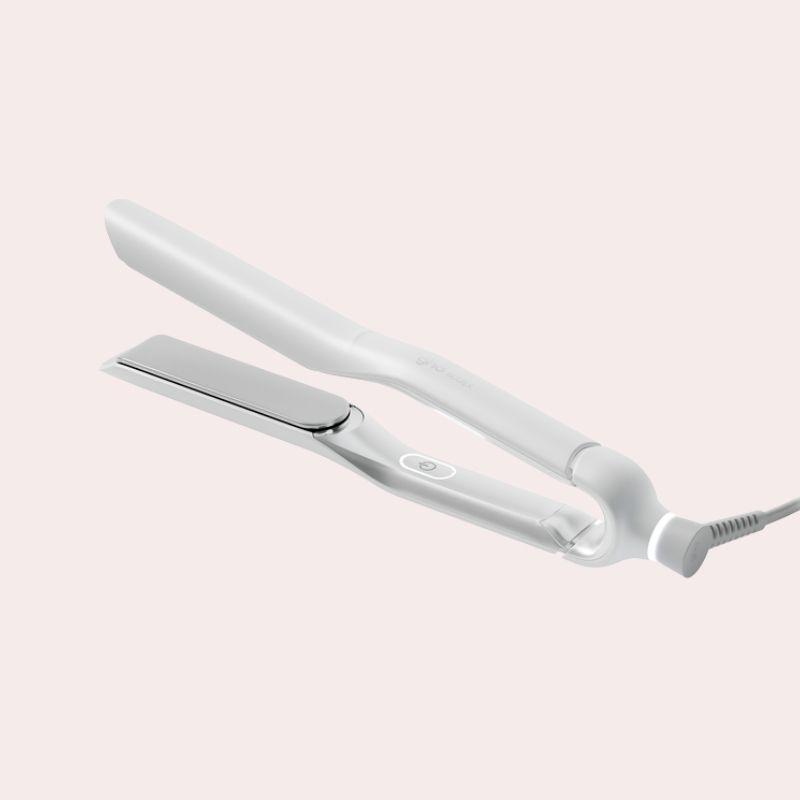 Plancha de pelo interactiva ghd Sculpt blanca