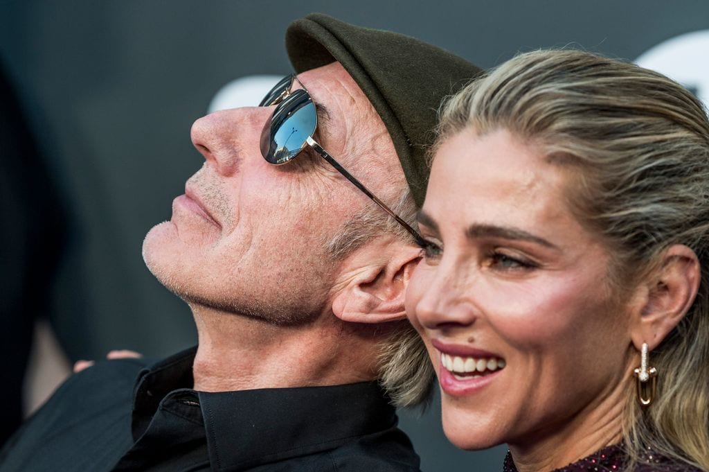 Eusebio Poncela con Elsa Pataky en el estreno de "Matices" en mayo de 2025 en los cines Callao de Madrid
