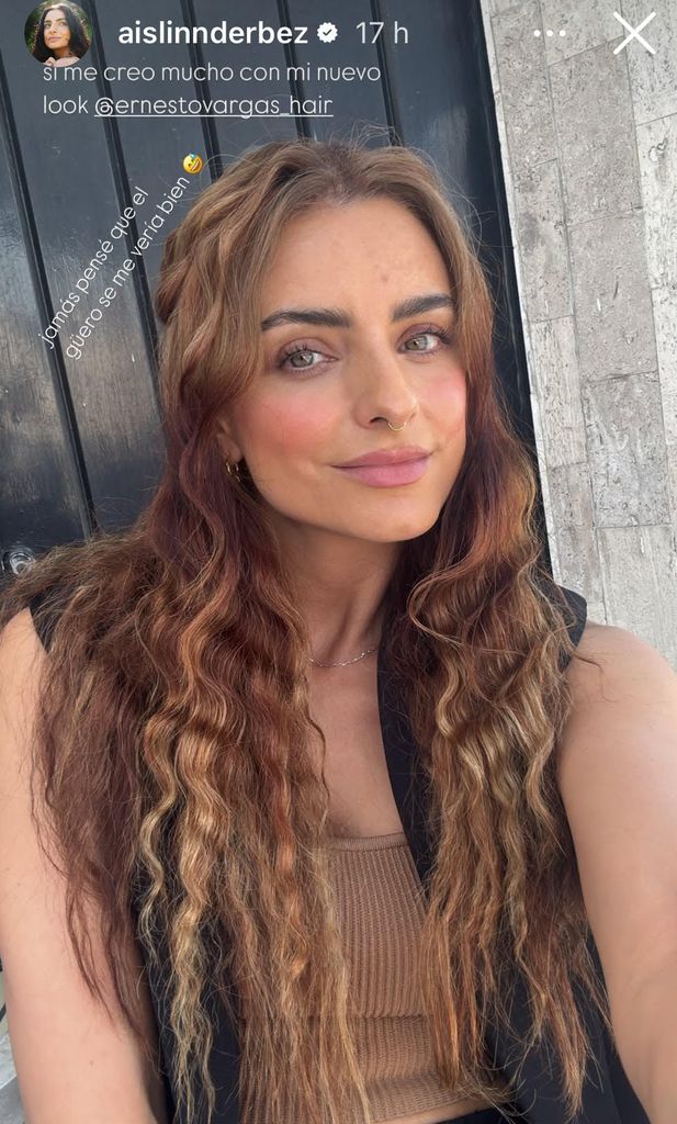 Aislinn Derbez posó con su nuevo look