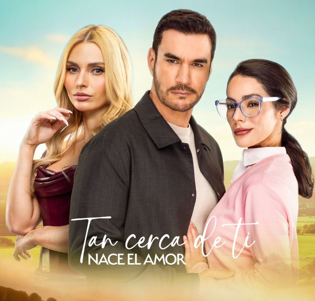 Irina Baeva. David Zepeda y Oka Giner en 'Tan cerca de ti nace el amor'