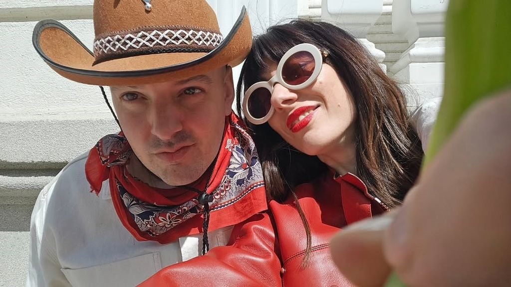 Natalia Ferviú y su marido