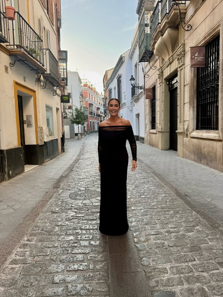 Vicky Martín Berrocal en la boda de Fátima Pereyra y José Moro en Sevilla
