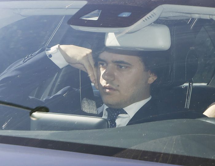 Duarte Falco llegando a la boda de Tamara Falcó