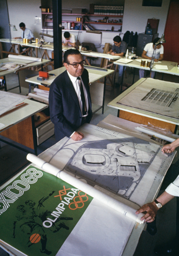 Pedro Ramírez Vázquez cambió la identidad visual de los Juegos Olímpicos de 1968. 