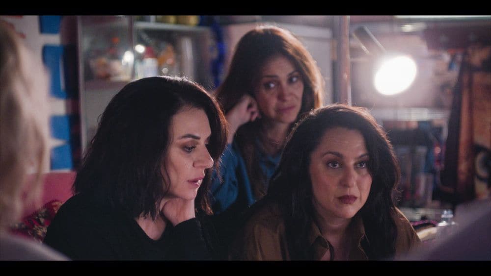 Miren Ibarguren, Melani Olivares y Pepa Rus en la película