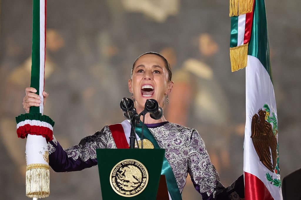 La presidenta Claudia Sheinbaum destacó a las mujeres que lucharon por México.