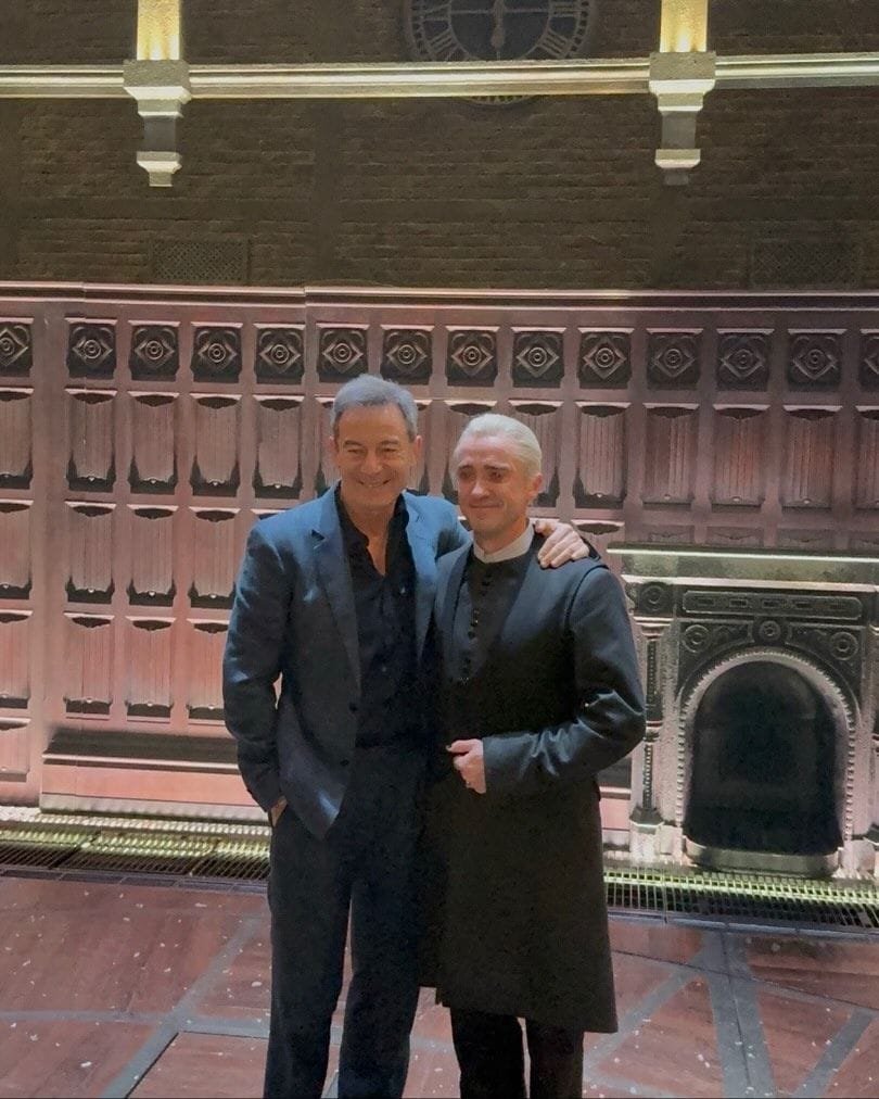 El reencuentro más esperado por los fans de la saga: papá e hijo Malfoy, juntos de nuevo