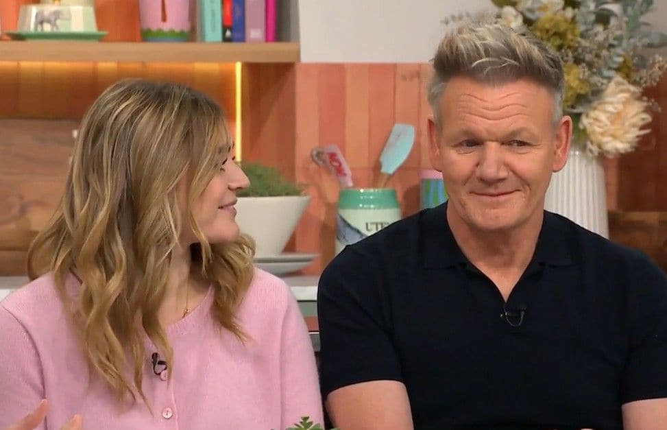 Gordon Ramsay y su hija Tilly en This Morning