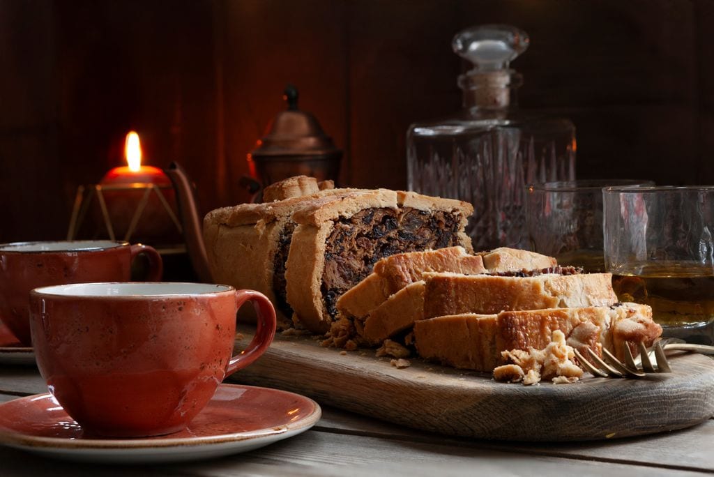 Pastel escocés Black Bun.