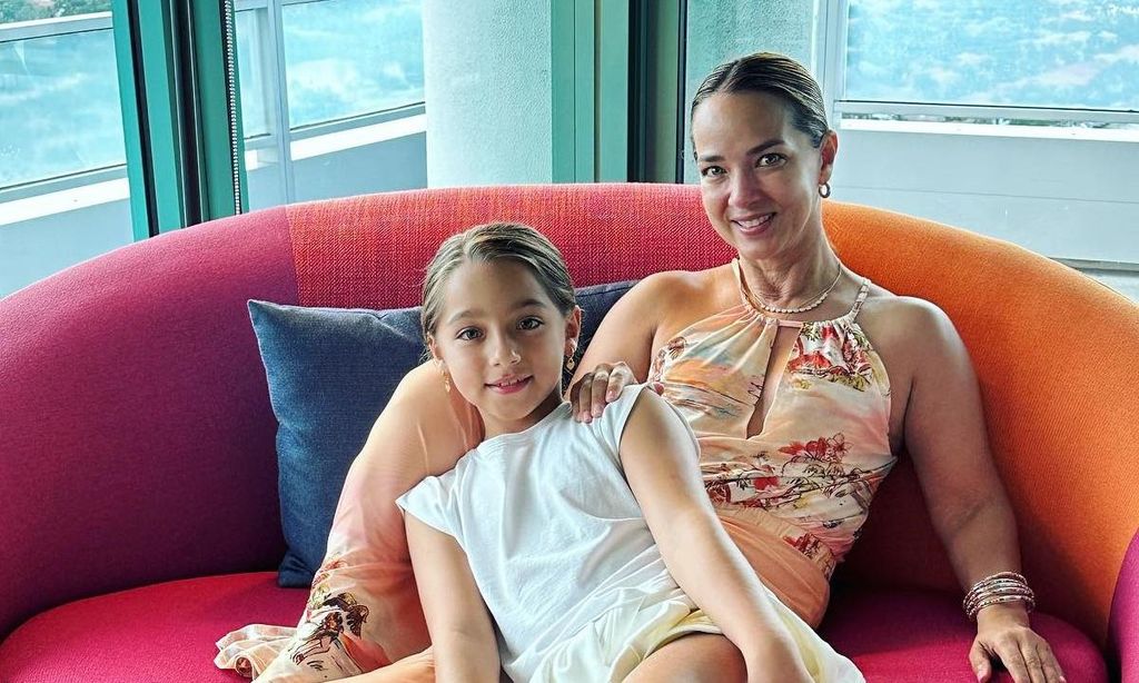 Adamari López y su hija Alaïa