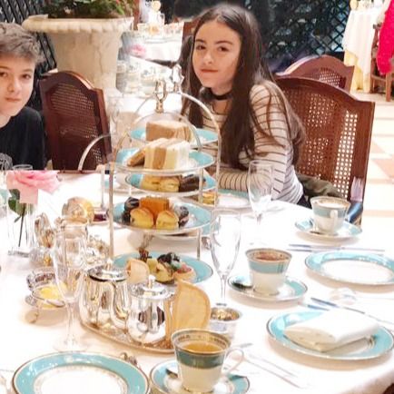 Los hijos menores de Piero con su segunda esposa, Mariana Schettini.
