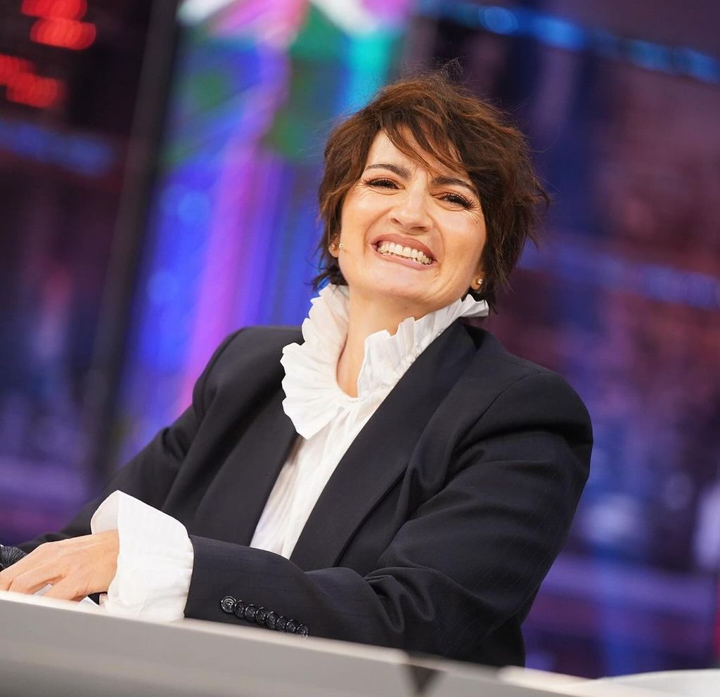 Primer plano de Silvia Abril en El Hormiguero