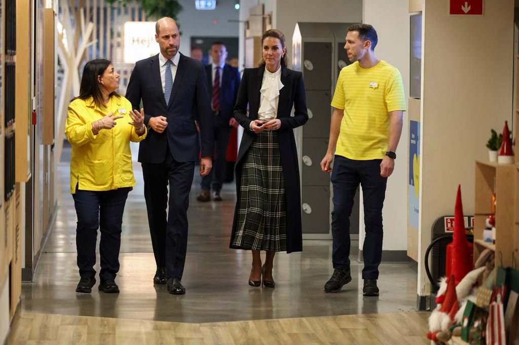 Los royals llegando al IKEA
